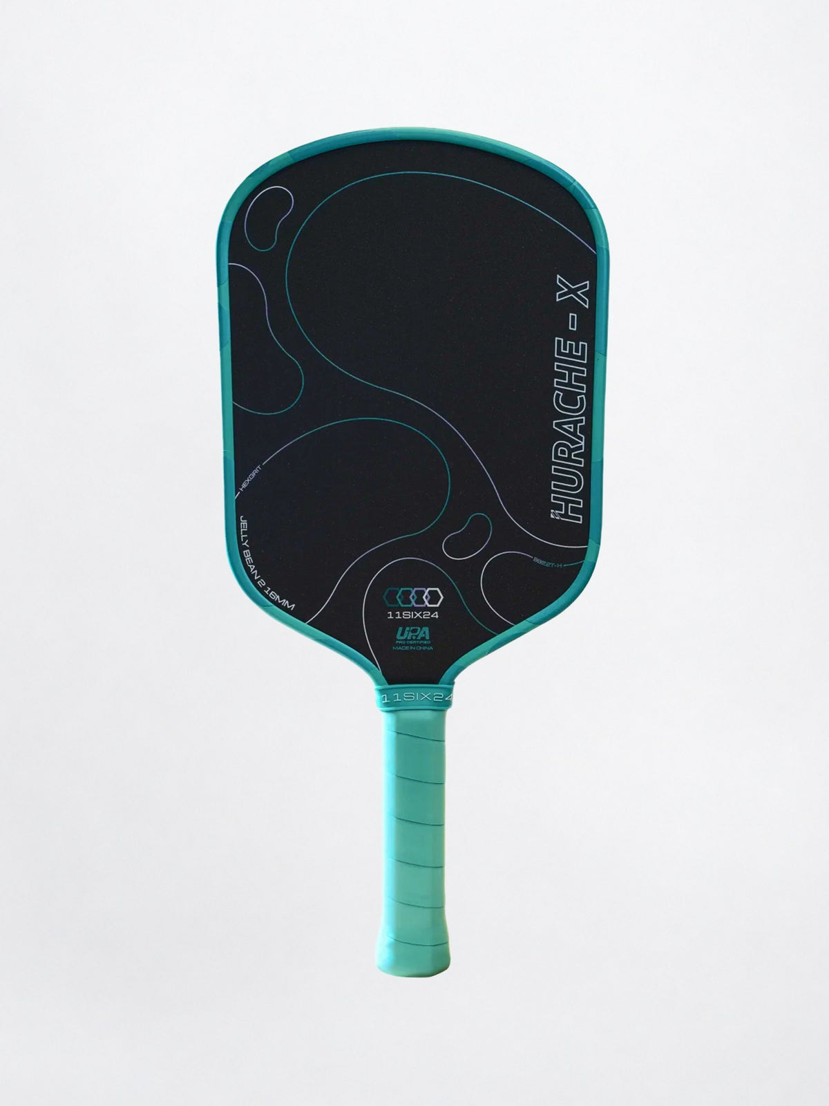 11Six24 Hurache-X Jelly Bean 2 pickleball paddle in Island Punch, front face