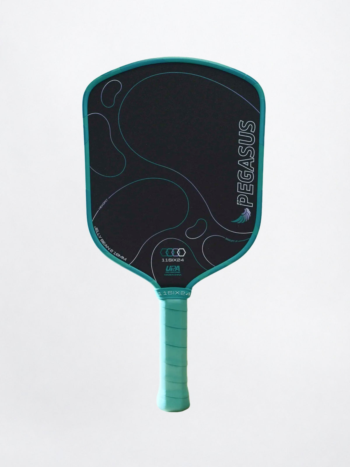 11Six24 Pegasus Jelly Bean 2 pickleball paddle in Island Punch, front face