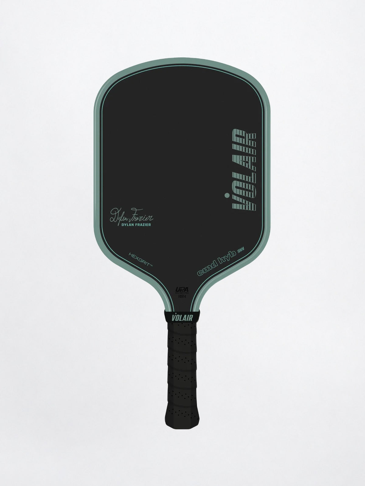 Volair CMD pickleball paddle in Mint, back face